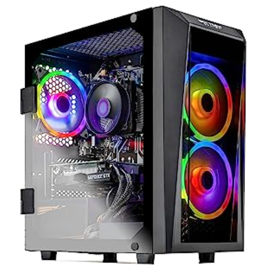 Skytech Blaze ll Gaming PC Desktop – Intel i5-10400F, GTX 1660, 1TB NVME, 16G DDR4 3200, AC Wi-Fi, Windows 10 Home 64-bit, Black