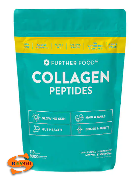 Further Food Grass-Fed Collagen Peptides Powder, Unflavored, 32.0 oz