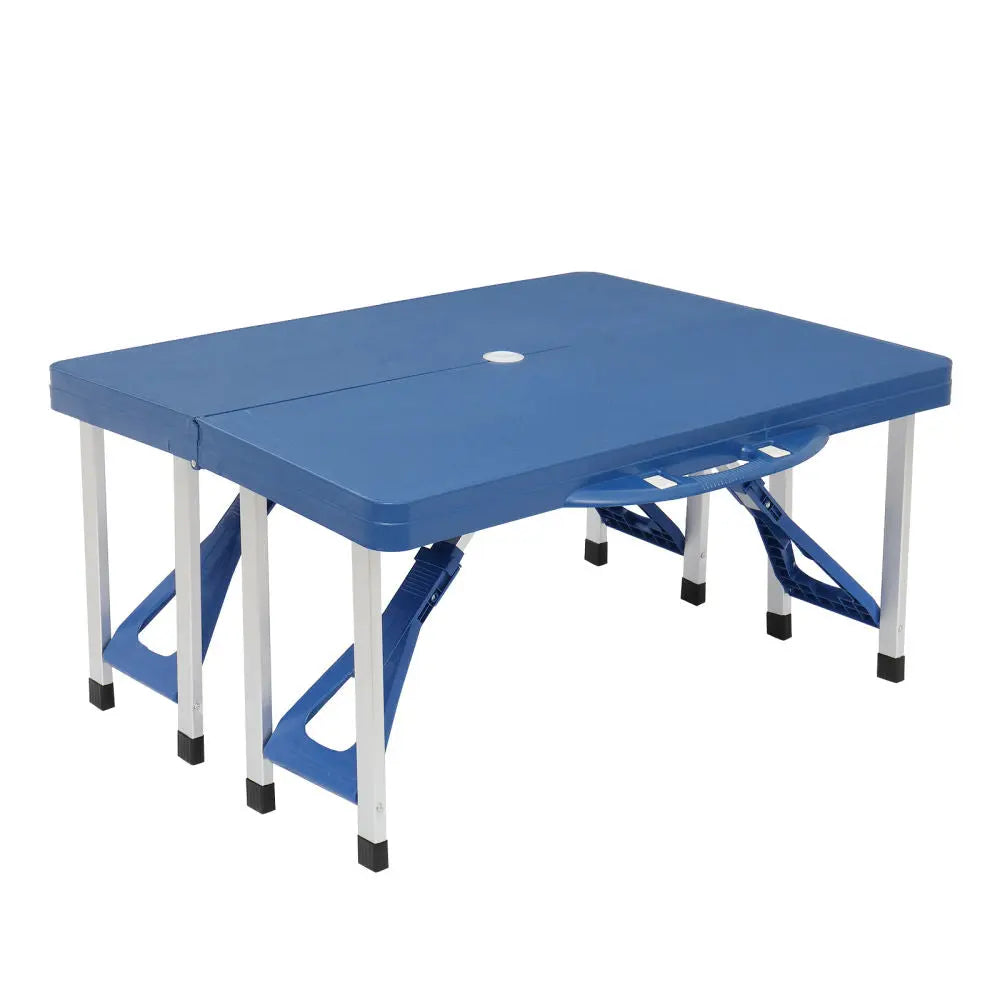 US Spot Siamese Folding Tables and Chairs-Plastic PS Thickening - Image #5