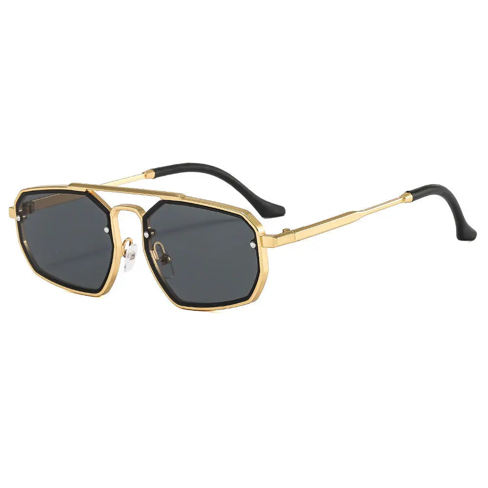 Women's Sunglasses High-grade Irregular Sunglasses To Make Big Face Thin-looked UV-proof Ins Style - Image #7