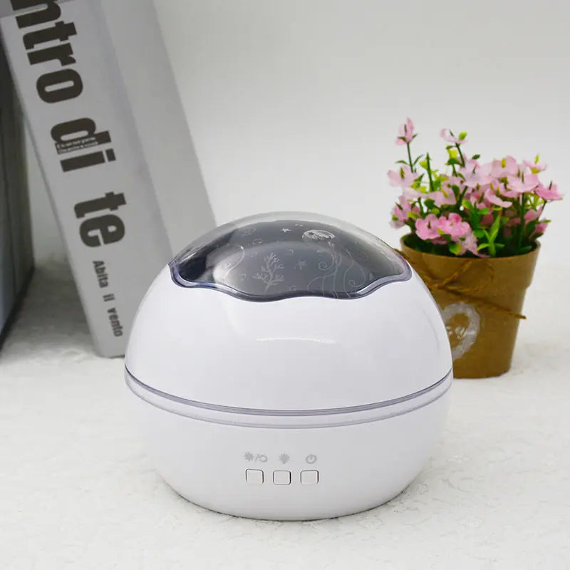 Small Ball Starry Sky Lamp 360-degree Rotating Projection Lamp Atmosphere USB Night Light Full of Stars - Image #5