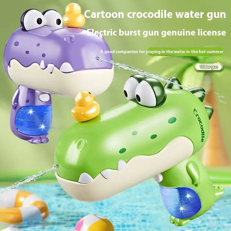 Children's Electric Continuous Hair Cartoon Water Pistols Water Fight Toy - Image #1