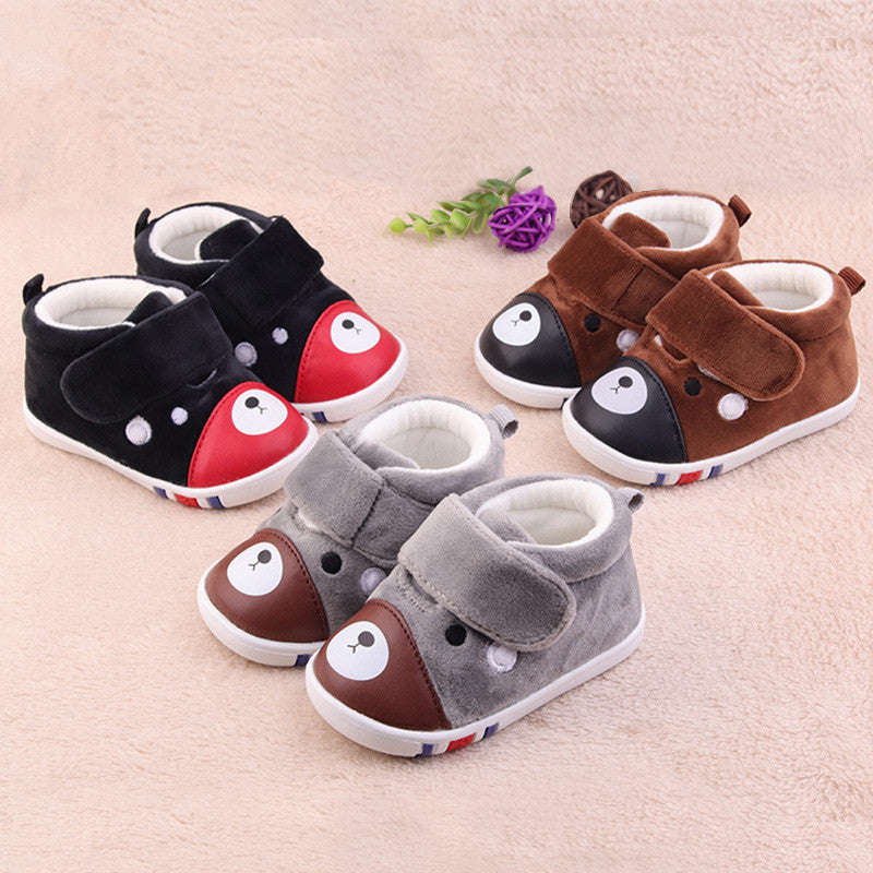 Soft-soled warm baby toddler shoes