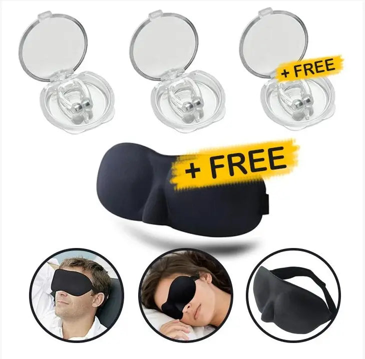 Silicone Magnetic Anti Snore Stop Snoring Nose Clip Sleep Tray Sleeping Aid Apnea Guard Night Device - Image #19