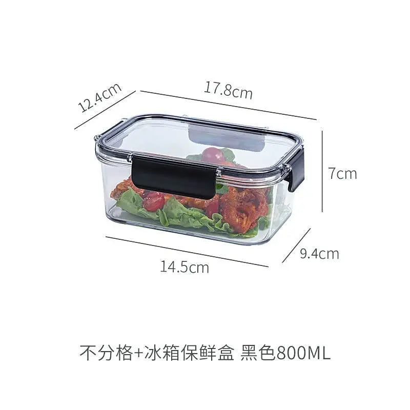 Safety Secured Sealed Jar Kitchen Whole Grains Storage Jar Plastic Transparent Tea Caddy Milk Powder Snack Storage Box - Image #7