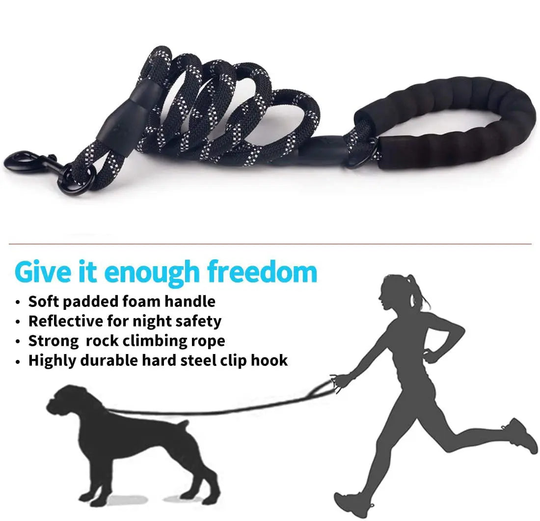 Small Medium Sized Pet Dog Luminous Leash Chain Puppies - Image #4