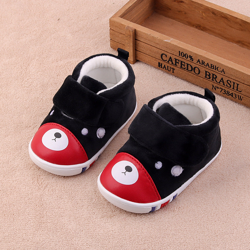 Soft-soled warm baby toddler shoes