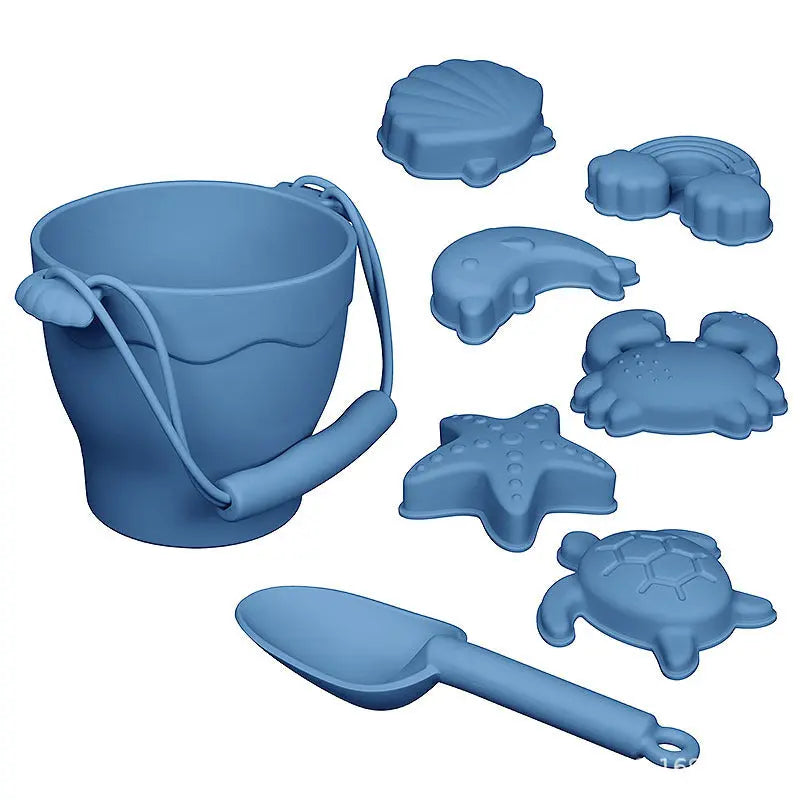 Silicone Beach Bucket Children's Early Education Educational Toys - Image #8