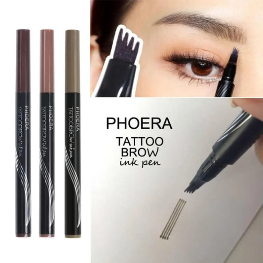 New Long Lasting Ultra-Fine Four-Comb Eyebrow Pencil - Image #1