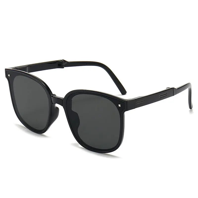 Folding Sunglasses Summer Beach Fashion Sun Protection Glasses - Image #4