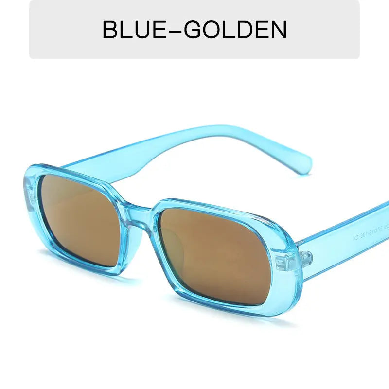 Retro Small Frame Sunglasses Female Candy Color Colorful Fashion Sunglasses - Image #3