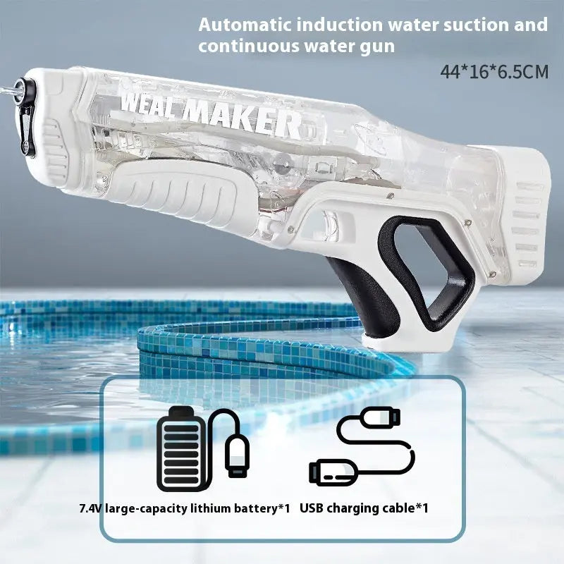 Dinosaur Electric Water Gun Waterproof Automatic Water-absorbing Water-playing Toy - Image #16