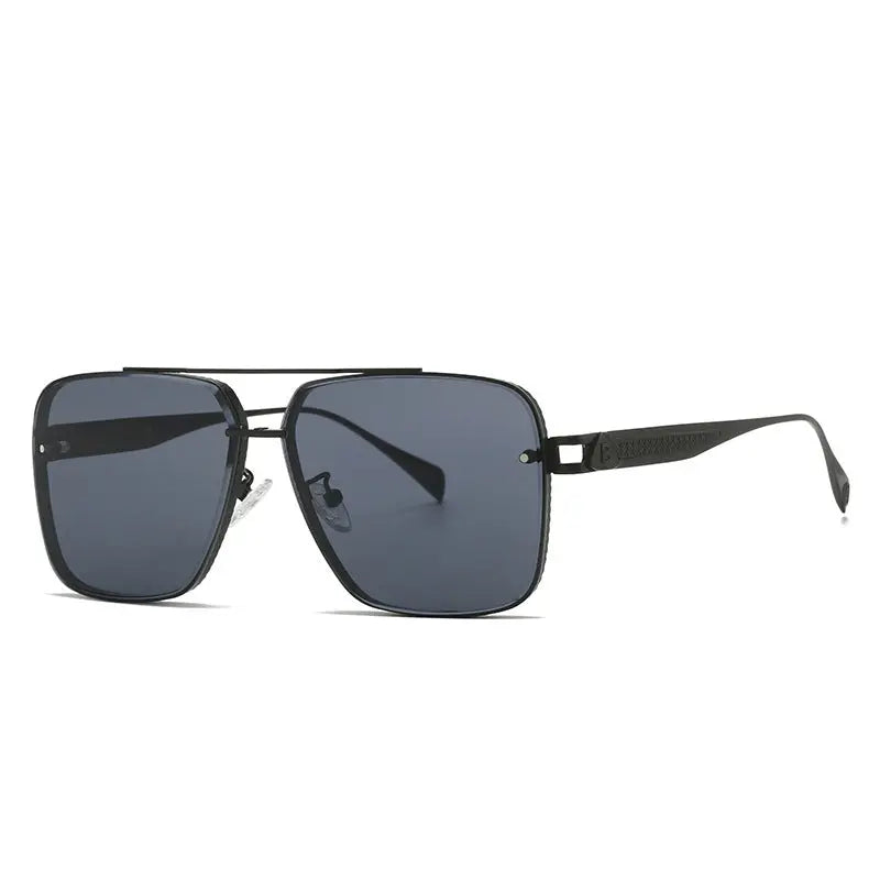 Men's Casual Fashion Metal Frame Sun Glasses - Image #4