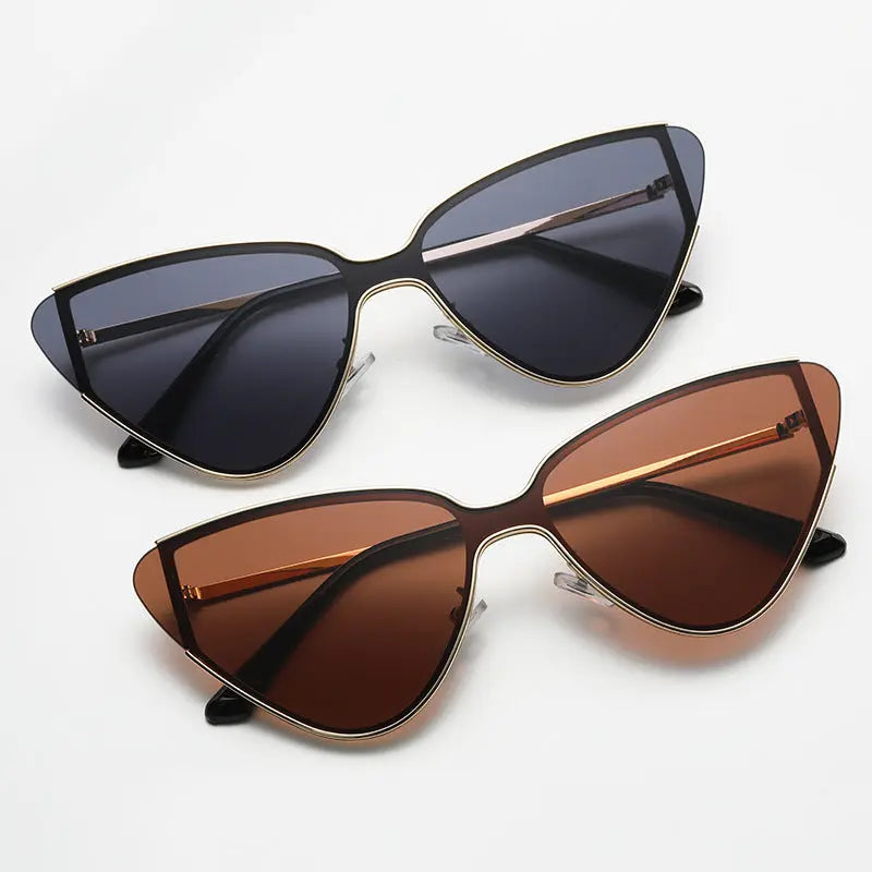 Cat's Eye Retro Sunglasses For Women - Image #5