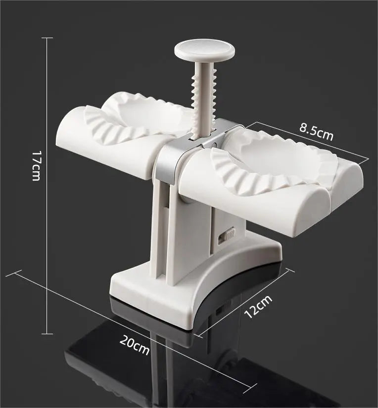 Dumpling Maker Machine ,household Double Head Automatic Dumpling Maker Mould Automatic Dumplings Maker Lazy Dumplings Maker,Make One Bite Dumpling Quickly for Home, Kitchen Gadgets - Image #4