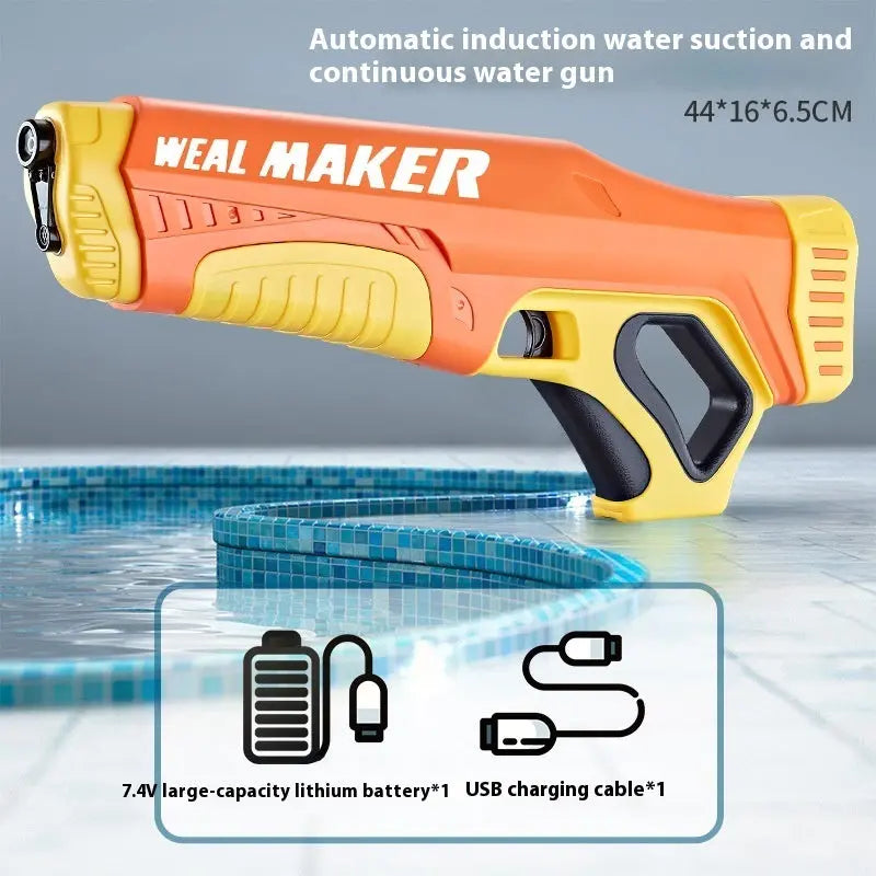 Dinosaur Electric Water Gun Waterproof Automatic Water-absorbing Water-playing Toy - Image #9