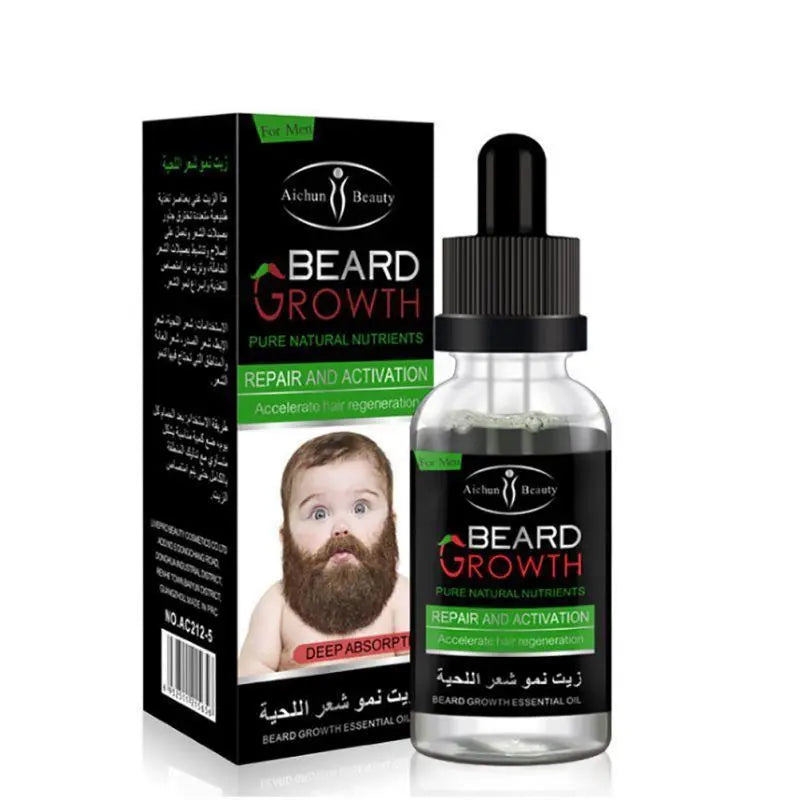 Beard Essential Oils Mild Maintenance Beard Nourishing Care Beard Repair Essential Oil - Image #1