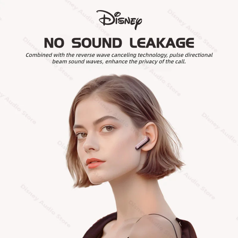 Disney 100th Aniversary Edition Earphones Mickey Minnie TWS Bluetooth Wireless Headphones HD Call Noise Cancelling Earbuds