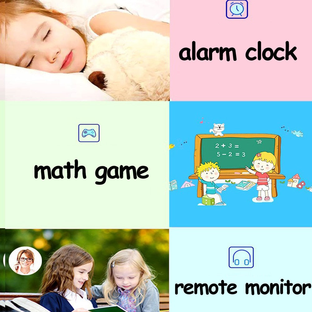 Q12 2G Kids Smart Watch Phone Game 12 Language Voice Chat SOS LBS Location Voice Chat Call Children Smartwatch for kids Clock