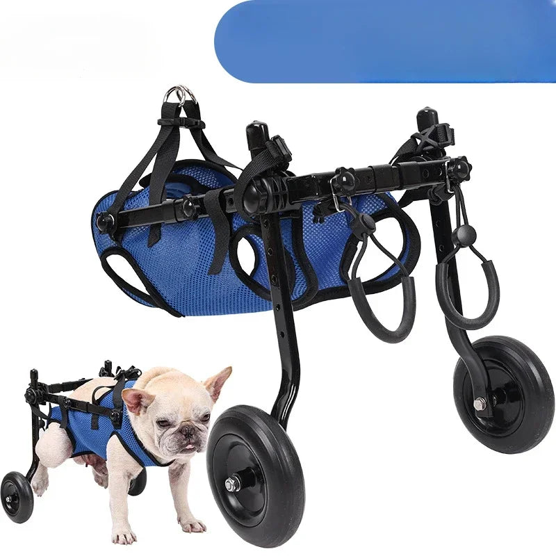 Pet Walk Booster Cat Dog Injured And Weak Rehabilitation Aid Car Dog Wheelchair Disability Adjustable Dog Hind Legs Bracket