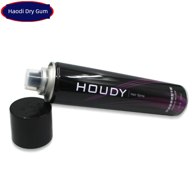 Haodi Hair-Styling Fixature Styling Spray Hair Gel 320ml Fluffy Moisturizing Lasting Fragrance Suitable for Men and Women Mousse