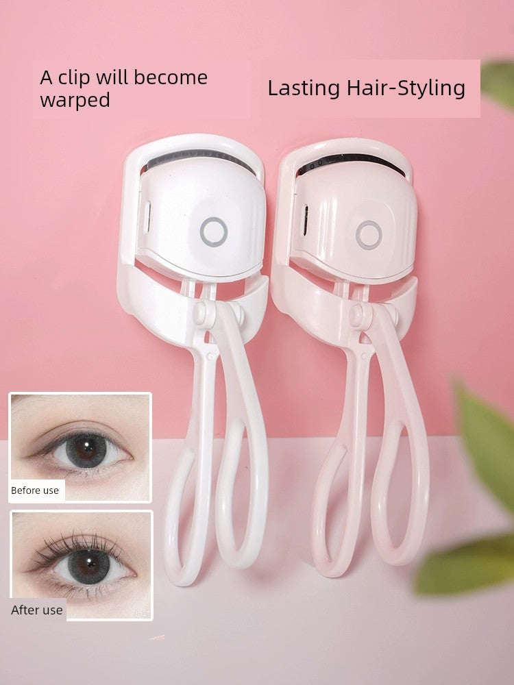 Electric Heating Eyelash Curler Electric Charging Lasting Hair-Styling Electric Ironing Heating Eyelash Curler SUNFLOWER Yi Mengling Same Style