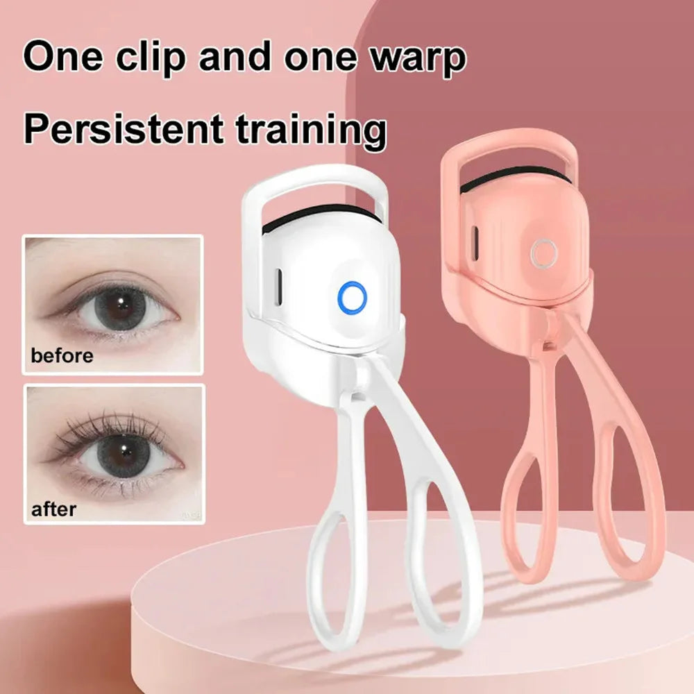 Eyelash Curler Electric Heated Comb Eye Lash Perm Long Lasting Eyelashes Curls Thermal Eyelash Curler Portable Makeup Tools