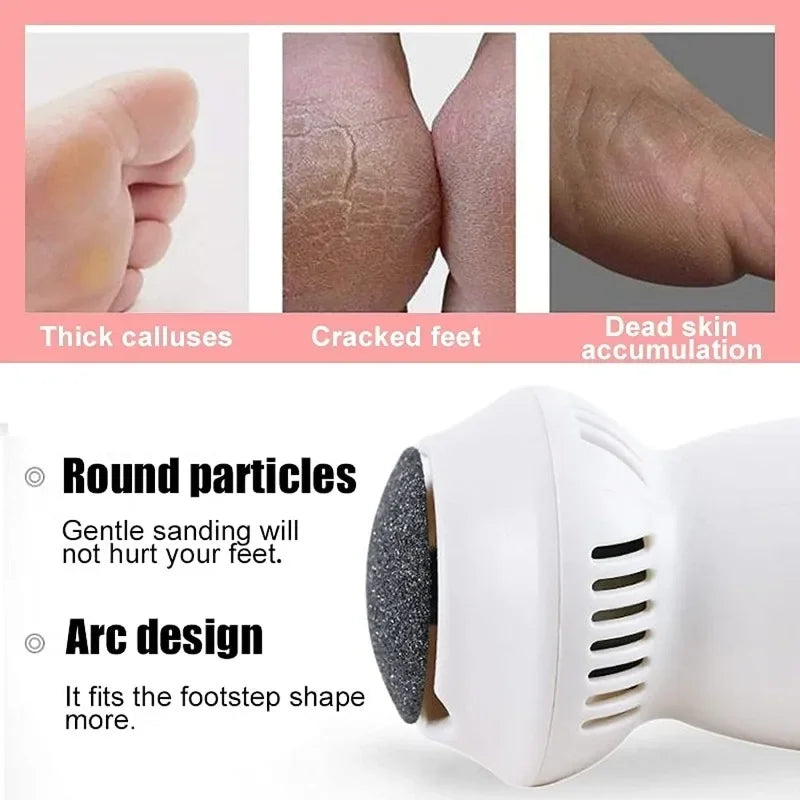 Electric Foot Grinding Rupture Skin Trimmer Dead Skin Foot Professional Electric Pedicure ToolsRechargeable Foot Care Tools