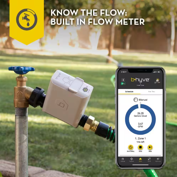 B-Hyve Smart Hose Faucet Irrigation Controller/Wi-Fi Hub