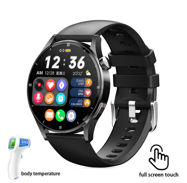 LIGE Smart Watch For Men Full Touch Screen Sport Fitness Watch Man IP67 Waterproof Bluetooth For Android IOS Smartwatch Men