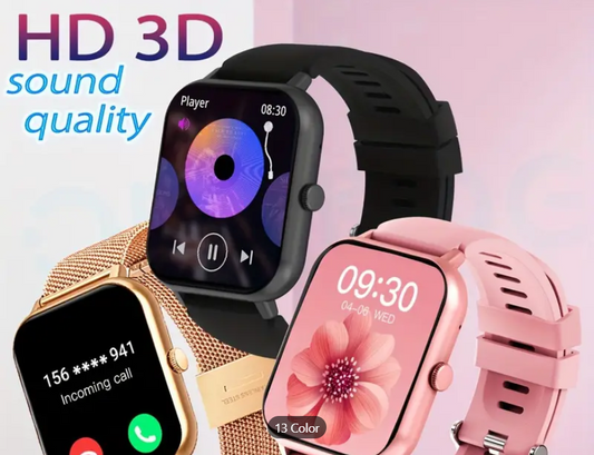 Smart Watch 1.83'' Full Touch Screen: 100+ Sport Modes, Ai Control, Games, Smart Watch For Android & IOS Phones - Perfect For Women & Men!