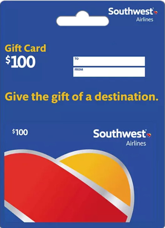 Southwest Airlines -Gift Card