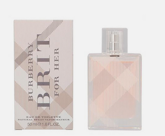 Burberry Brit for Her Eau de Toilette Natural Spray for Women 1.6 oz 50ml Sealed