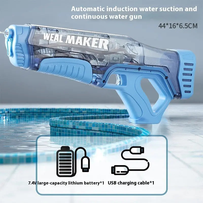 Dinosaur Electric Water Gun Waterproof Automatic Water-absorbing Water-playing Toy - Image #14