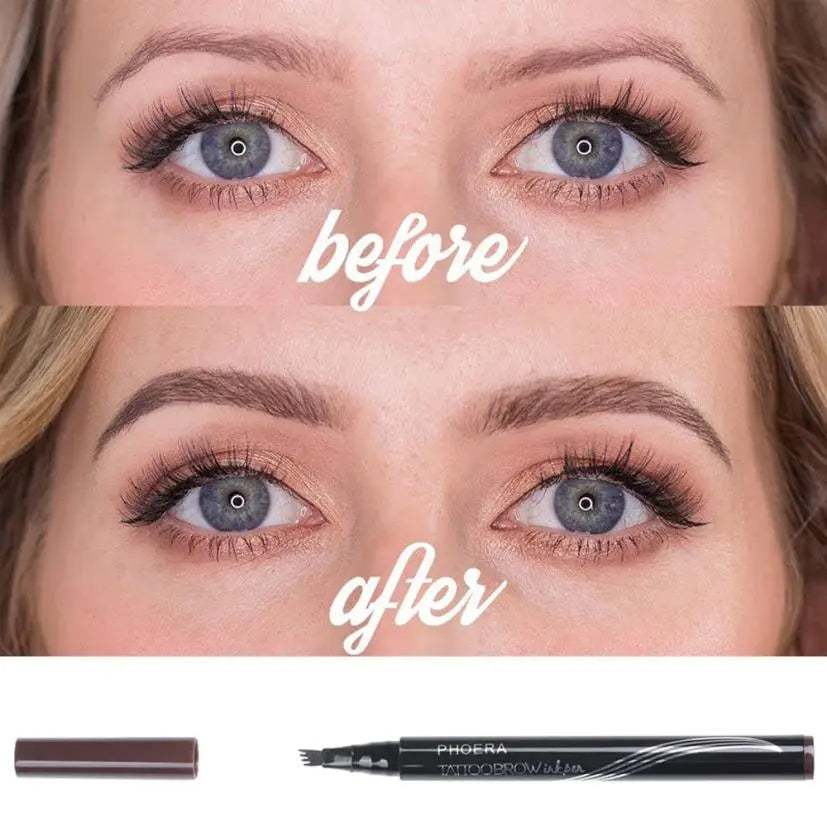 New Long Lasting Ultra-Fine Four-Comb Eyebrow Pencil - Image #6