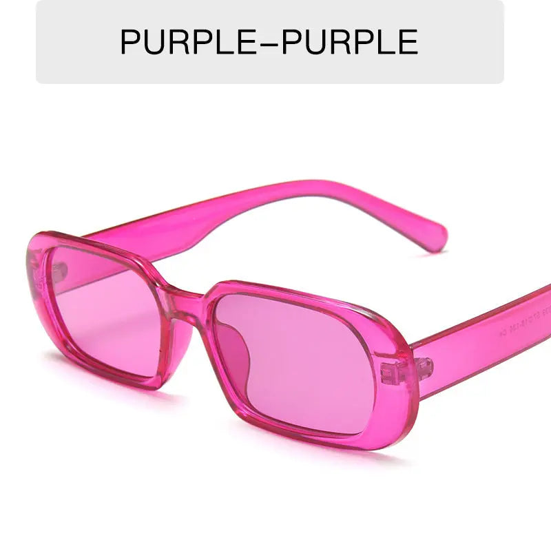 Retro Small Frame Sunglasses Female Candy Color Colorful Fashion Sunglasses - Image #10