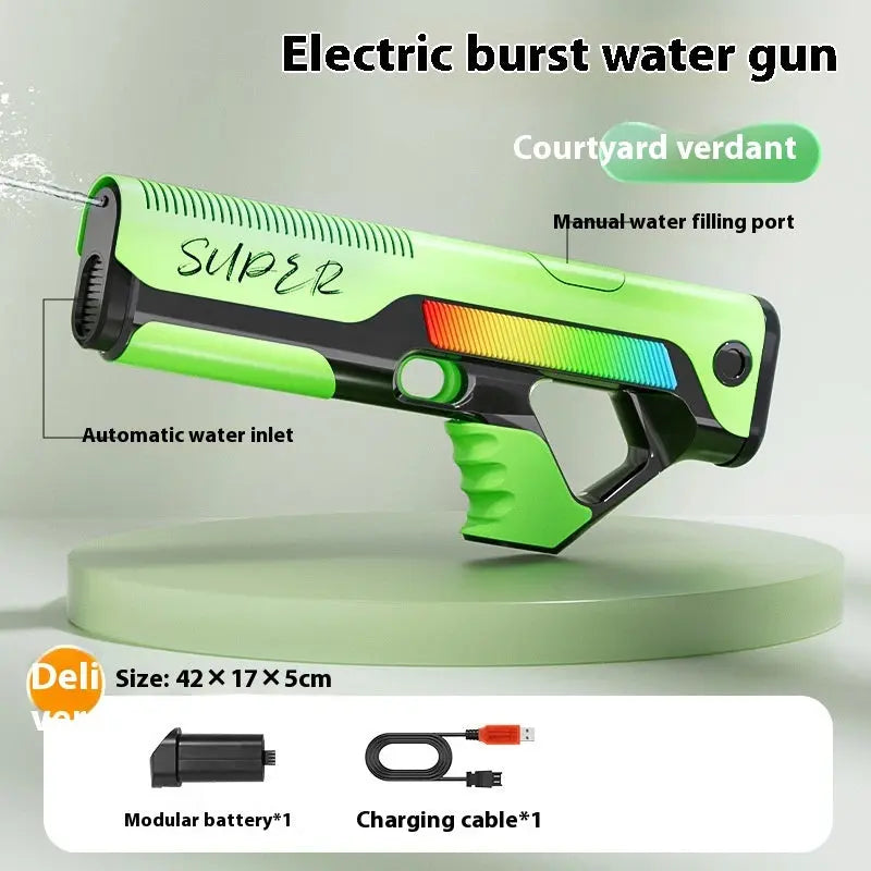 Automatic Feeding Electric Water Gun Children Playing With Water Toys - Image #9