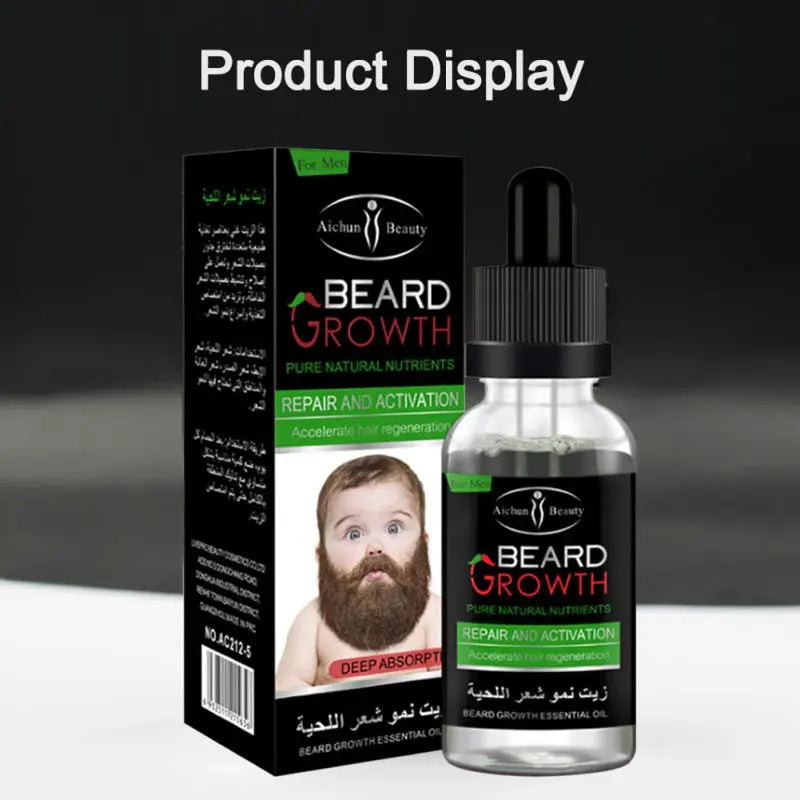 Beard Essential Oils Mild Maintenance Beard Nourishing Care Beard Repair Essential Oil - Image #7