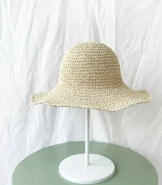 Summer Outing Sunscreen Hat for Women with Foldable Straw Hats Holiday Cool Hat Beach Hat - Image #6