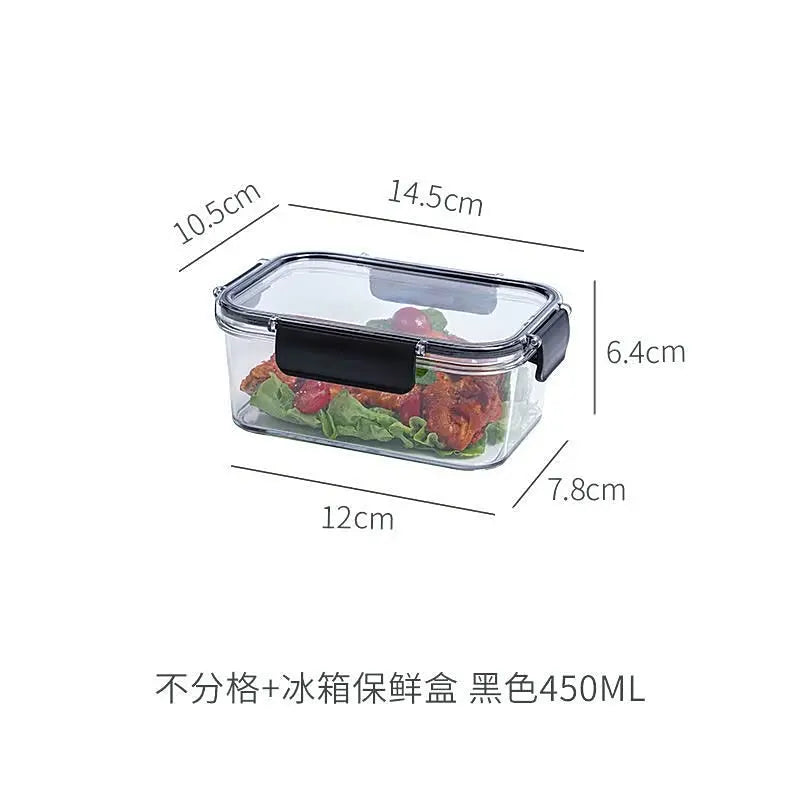 Safety Secured Sealed Jar Kitchen Whole Grains Storage Jar Plastic Transparent Tea Caddy Milk Powder Snack Storage Box - Image #3