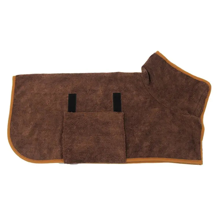 Absorbent Pet Bathrobe With Waist-wrapped Microfiber - Image #6