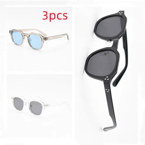 Small Group TR90 Polarized Sunglasses Street Shot Retro - Image #13