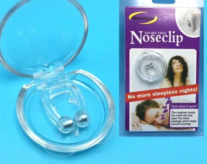 Silicone Magnetic Anti Snore Stop Snoring Nose Clip Sleep Tray Sleeping Aid Apnea Guard Night Device - Image #18