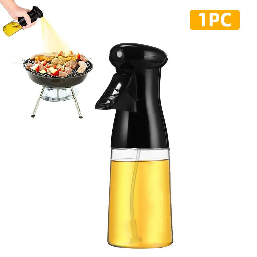 Oil Spray Bottle Kitchen Household Air Fryer Barbecue Edible Oil Glass Spray Pot Spray Mist Spray Pot - Image #2