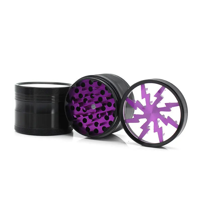 Aluminum Spice Grinder with Pollen Scraper - Image #5