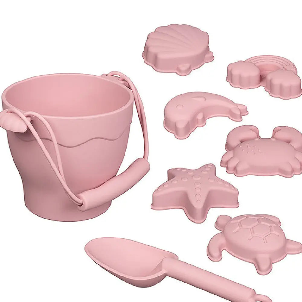 Silicone Beach Bucket Children's Early Education Educational Toys - Image #5