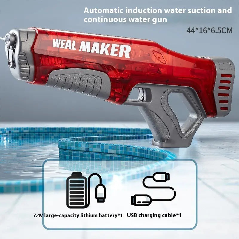 Dinosaur Electric Water Gun Waterproof Automatic Water-absorbing Water-playing Toy - Image #16