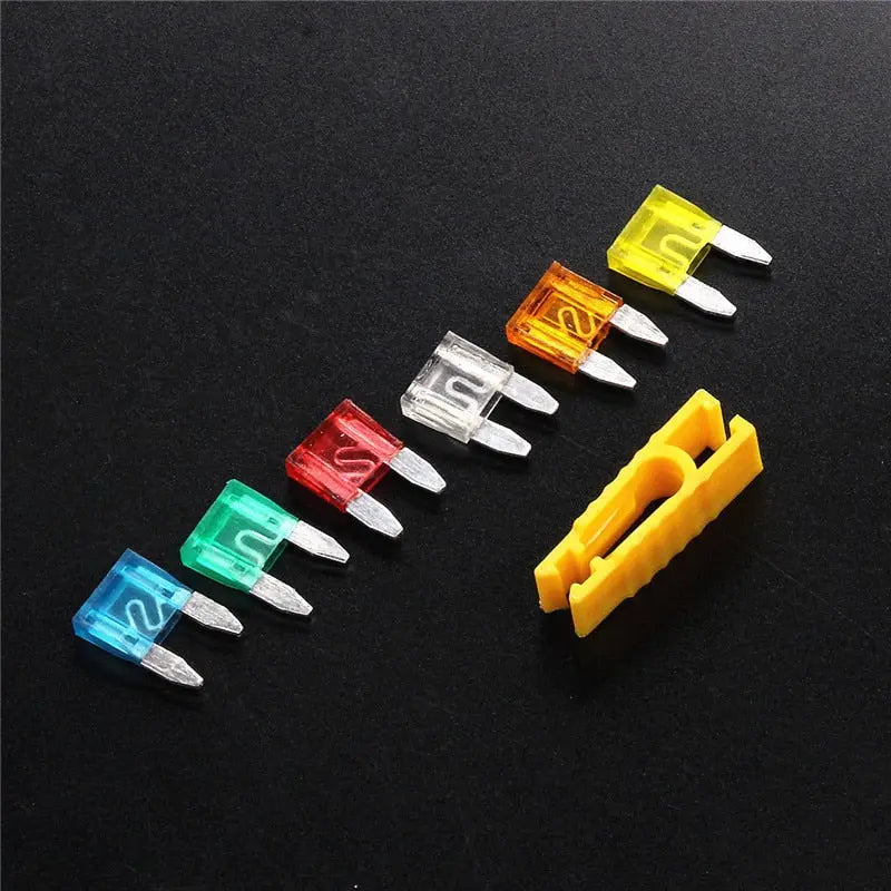 120Pcs Profile S/M Size Blade Car Fuse Assortment Set for Auto Car Truck  5/10/15/20/25/30A Fuse with Plastic Box - Image #12