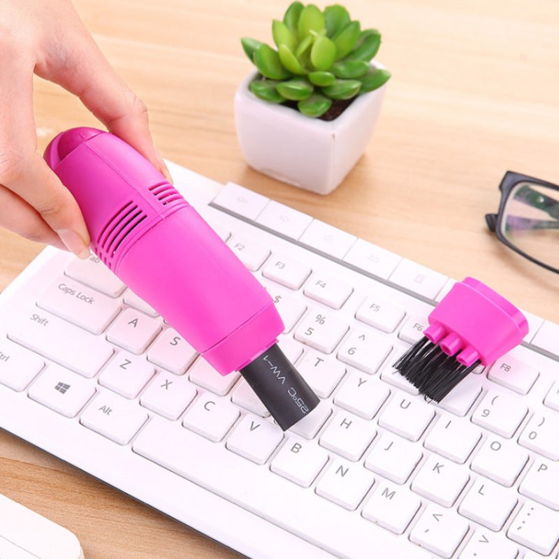 Household Mini Computer Keyboard USB Cleaner Keyboard Brush For Notebook PC Case Desktop Portable USB Vacuum Cleaner Cleaning Tools