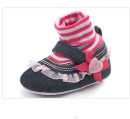 AutumnWinter Sock Head Baby Shoes